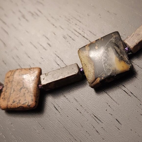 Elegant Picture Jasper Jewellery Set - Picture 3 of 6